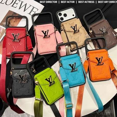 縦型カードポケット搭載 LV iPhone18Pro/17ProMax 携帯カバー