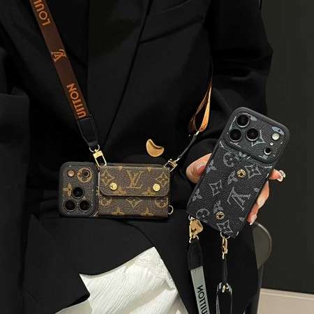 カードポケット＋小銭入れ一体型多機能 LV iPhone ケース