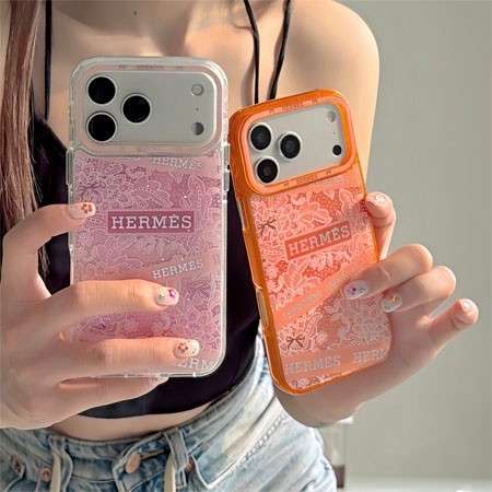 エルメス レース柄 iPhone18/17ProMax ケース,エルメス グリッター iPhone16Pro ケース