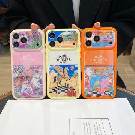 エルメス 馬柄 iPhone スマホケース,Hermès 馬モチーフ iPhone 保護カバー