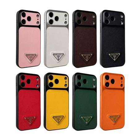 プラダ 十字紋レザー iPhone18 スマホケース,プラダ iPhone17Pro/16Pro レンズ保護ケース
