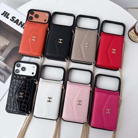 エルメス iPhone18 ケース チェーンショルダー,hermes 17pro/17air レザーケース 上品