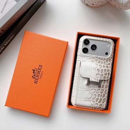 エルメス iphone18 ケース クロコダイル柄 レザー,hermes iphone17promax ケース 大容量カード収納