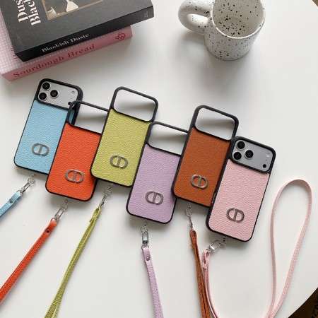 ディオール風 iphone17pro ケース シュリンクレザー